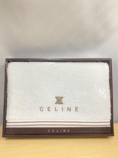 k2310-016 CELINE バスタオル　未使用現状渡し