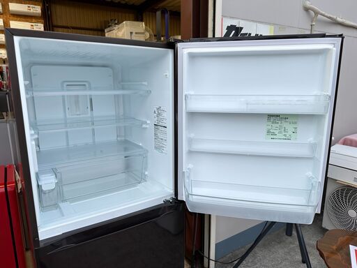 【動作保証あり】TOSHIBA 東芝 2015年 GR-G34SY 340L 3ドア 冷凍冷蔵庫 自動製氷【管理KRR545】