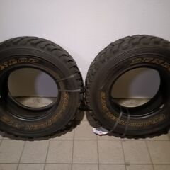 ダンロップＭＴタイヤ　２６５／７５Ｒ１６　２本セット（中古）引取...