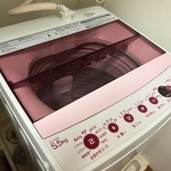 ハイアール Haier さくらピンク 洗濯機