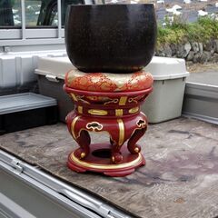 善龍りん 11寸　手打　仏具 　おりん　磬子（けいす）