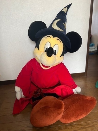 ディズニー　ミッキーマウス　ぬいぐるみ　ファンタジア3L