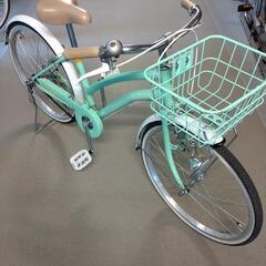 【お話中】女児用22インチ自転車　グリーン