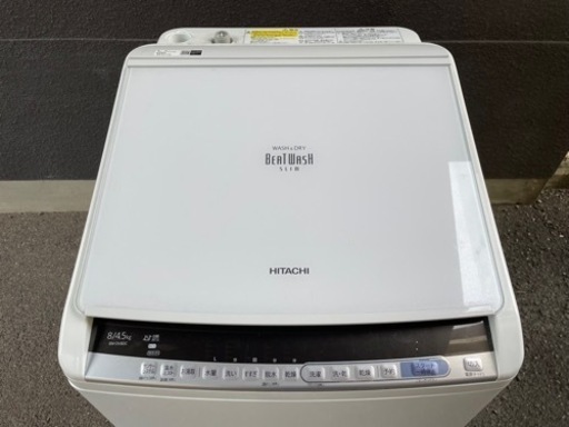 ※受付終了【大特価】早い者勝ち❗️洗濯機 8.0kg 2018年製 日立 ビートウォッシュ BW-DV80C ホワイト 乾燥機能 速乾ビート乾燥  縦型