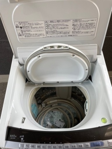 ※受付終了【大特価】早い者勝ち❗️洗濯機 8.0kg 2018年製 日立 ビートウォッシュ BW-DV80C ホワイト 乾燥機能 速乾ビート乾燥  縦型