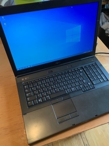 (売約済）人気レア機種を大特価で出品！dell precision m6600改その⑩。i7 2760QM 17インチ大画面液晶 独立GPU搭載fpM6000！SSD480G＋HDD500Gメモリー16G　win10pro64bit。