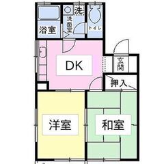 💙💙敷礼０😍《2DK》川越市🐻上福岡駅から徒歩17分！ペット可能...