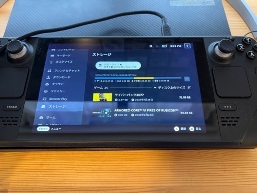 SteamDeck 512GB換装済み Steam Deck スチームデック LCD 512GB換装
