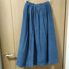 紺　ロングスカート　