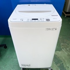 ⭐️SHARP⭐️全自動洗濯機　2021年4.5kg 美品　大阪...