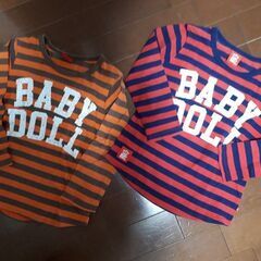 長袖Tシャツ　BABY DOLL 2着セット　サイズ110