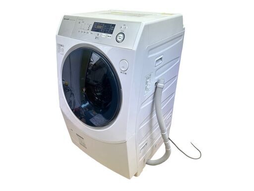 JY 美品 SHARP ドラム式洗濯乾燥機 2019年製 10kg/6kg シャープ ES-H10D-WL