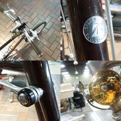 現状品 ブリヂストン グリーンレーベル クエロ ミニベロ 20インチ ブラウン 8段切替 自転車 札幌市 新道東店