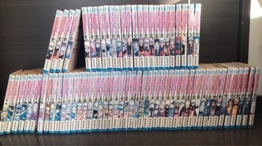 中古本　ナルト　１～７２巻