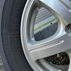 中古スタッドレスタイヤ　155 65/13ホイール付き