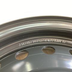 新車外し◆ムーヴキャンバス純正スチール×ホイールキャップ◆ホイールキャップは未装着未使用!!4.5J 14in IS45 4/100◆ムーヴ タント ミラ