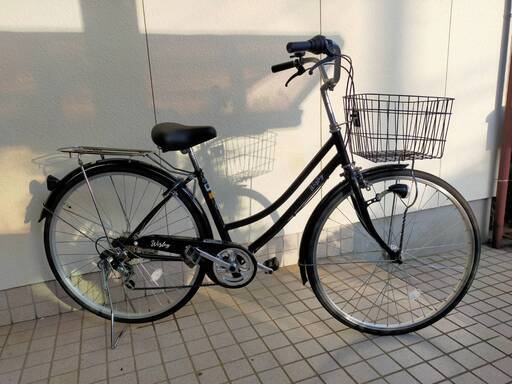 自転車27インチ 6段変速 オートライト