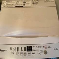 Hisense 洗濯機 (21日午前中)