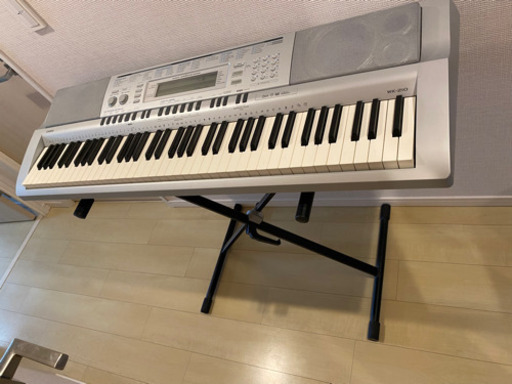 スタンド付　CASIO 電子キーボード タッチレスポンス