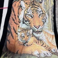 虎の大きなタオル