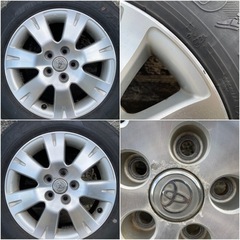 【4本セット】アルファード 10系 16インチ純正ホイール＋スタッドレスセット