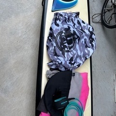 ディック ブリューワー　ロングボード&フィン＆ソフトケース＆リーシュ