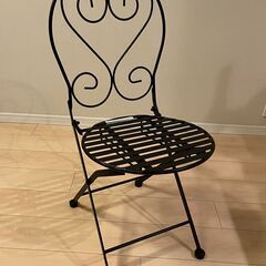 【無料】折り畳み椅子（カラー：ブラウン）２点セット