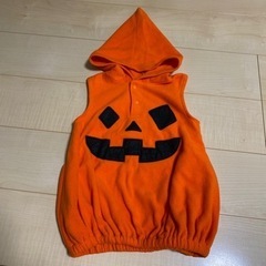 ハロウィン仮装　かぼちゃ　サイズ90