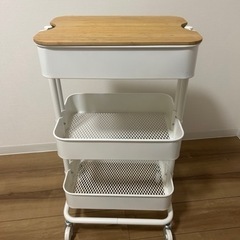 【譲渡先決まりました】IKEA RÅSKOG ロースコグ 3段ワ...