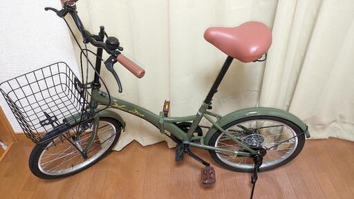 【取引済】20インチ折りたたみ自転車  変速付き