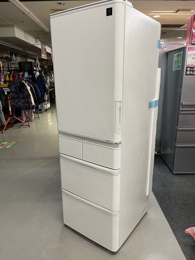 【店頭お渡し】 値下しました！　未使用訳あり　22年製　シャープ5ドア412L　スリム幅60㌢　どっちもドア