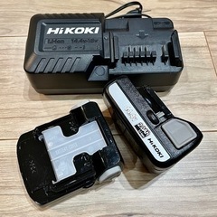 値下(最終)10/22まで】HIKOKI インパクトドライバ/充電機・バッテリー2個付