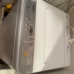 【ネット決済】縦型洗濯機　パナソニック
