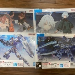 一番くじ　ガンプラ２０２３　ビジュアルボード　水星の魔女セット