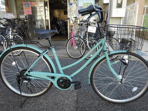 中古自転車2732 良品！1年半前に購入 26インチ 6段ギヤ LED