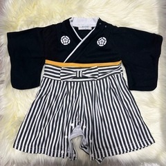 男の子　袴　ロンパース　ベビー服　60サイズ　新生児