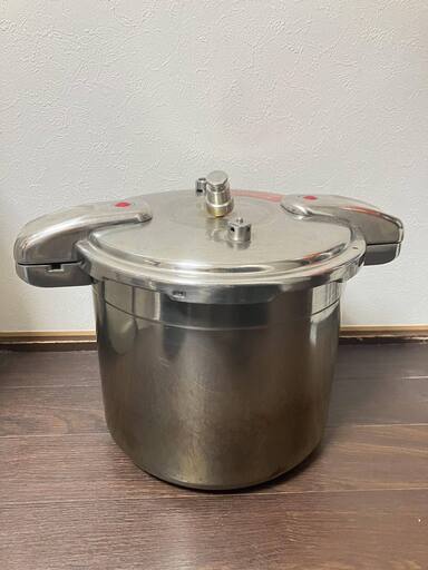 中古　ワンダーシェフ　圧力鍋　15L　IH２００V対応　ステンレス　業務用 22040円