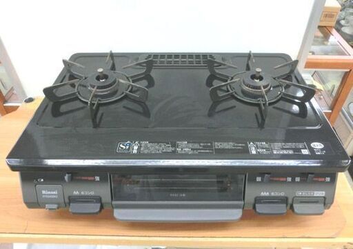 リンナイ LPガス用 ガステーブル RT64JH2 2019年製 プッシュ式 幅約59  