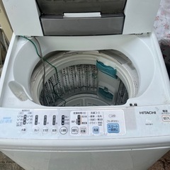 決まりました 洗濯機 HITACHI 6キロ ジャンク品 部品ど...