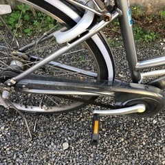 【中古自転車】ブリヂストン27インチ アルベルトロイヤル (シルバー)