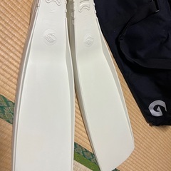 <値下げ>バラクーダ　白　フィン　Sサイズ　GULL ガルフィン　値下げ