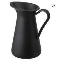 【取引中】IKEA ソッケルエールト 花瓶/ピッチャー ブラック