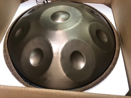 ハンドパン56センチ10音A3＝432Hz Dマイナー ハンドパン 56センチ 9音