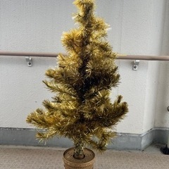 売り切れました。クリスマスツリー　120cm ゴールド