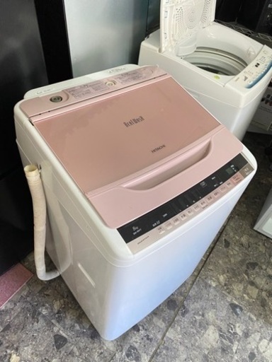 北九州市内配送無料　保証付き　BW-8WV(P) 全自動洗濯機 ビートウォッシュ (ピンク) 【洗濯・脱水容量：8kg】