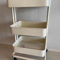 廃盤色！ベージュIKEA ロースコグ RASKOG キッチンワゴン