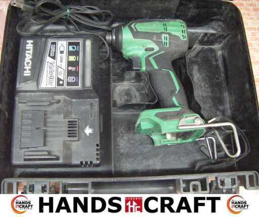 日立 WH18DDL2 インパクトドライバ 中古品 18V 本体＋充電器 【ハンズクラフト宜野湾店】