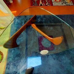 イサムノグチ　ガラステーブル　リクライニング座椅子(美品)