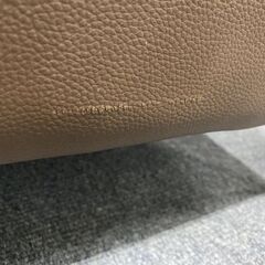 ニトリ/NITORI 2人用本革ソファ ボルトン ダブルステッチデザイン クッション式 取り外しOK 中古 店頭引取歓迎 R7561