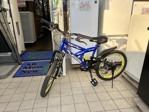 ★子供自転車　20インチ　ギア付き　※防犯登録解除済　自社配送時代引き可※現金、クレジット、スマホ決済対応※